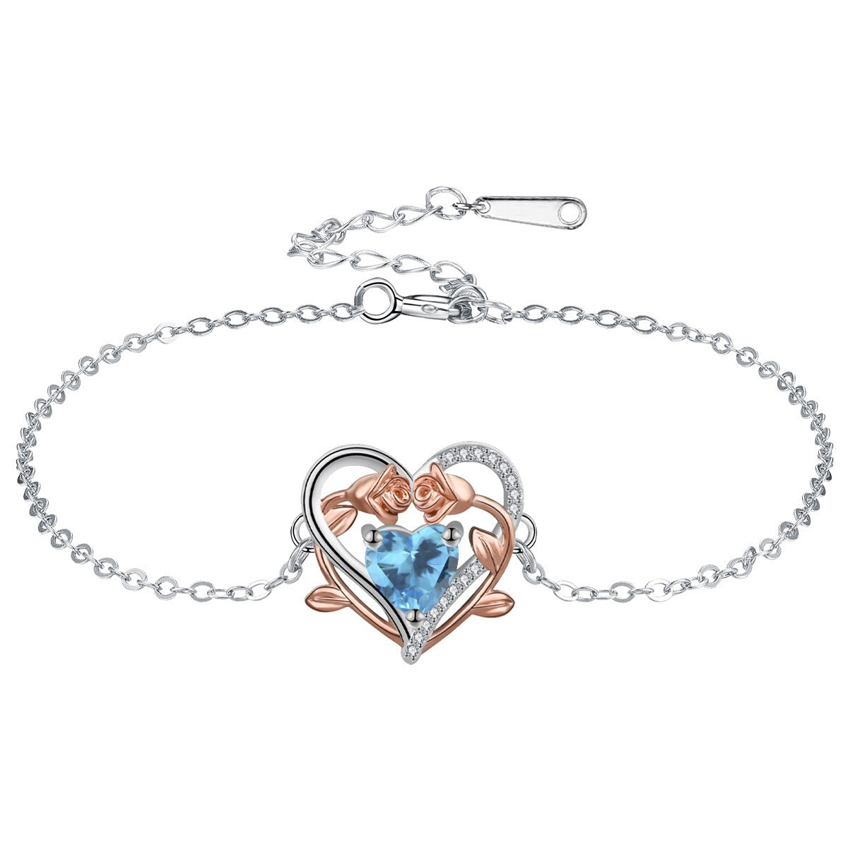 Ornament Heart-shaped Rose Bracelet Mother's Day Gift